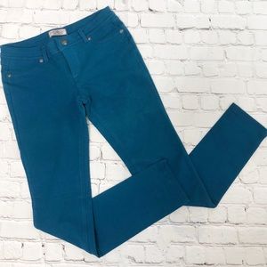BNWT stretchy skinny pants in teal